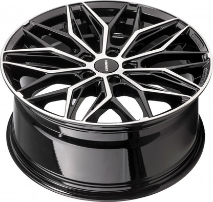 Carmani 26 Max black polish 7.5x19 ET38 - LK5/100 ML63.4