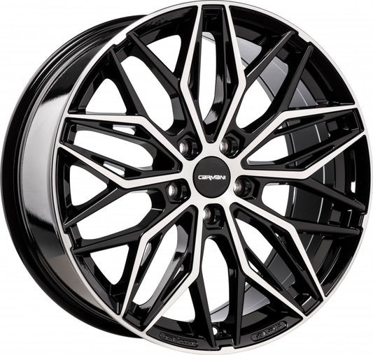 Carmani 26 Max black polish 8.5x19 ET45 - LK5/108 ML63.4