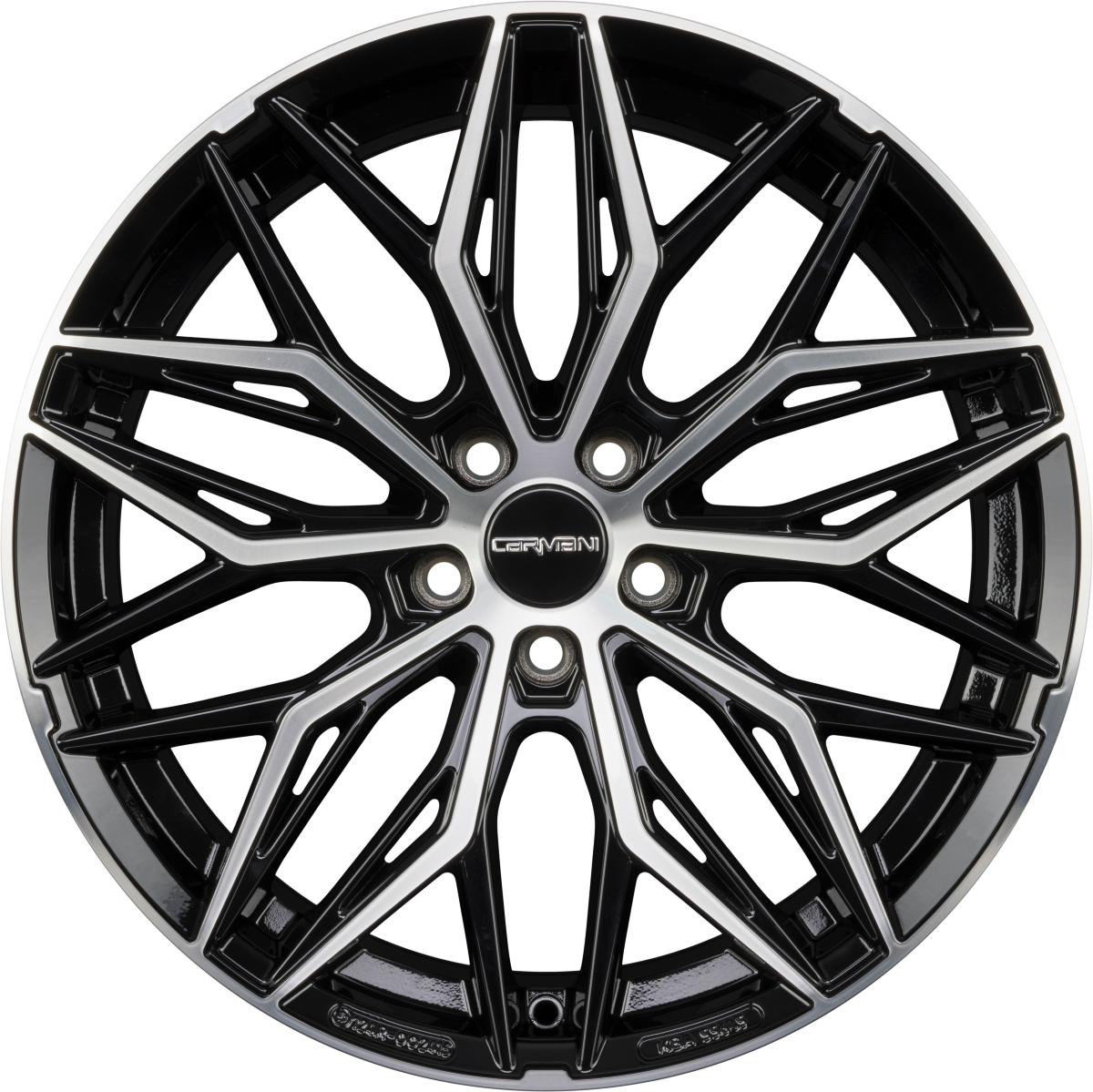 Carmani 26 Max black polish Alufelge 9x20 Zoll ET35 LK 5x112 ML66.6 – Bild 4