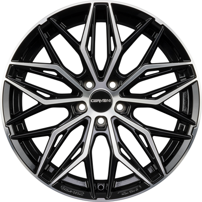 Carmani 26 Max black polish Alufelge 9x20 Zoll ET35 LK 5x112 ML66.6 – Bild 4