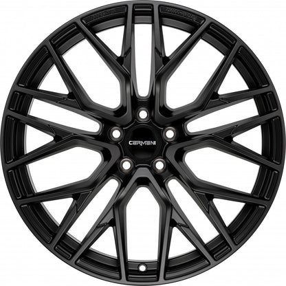 Carmani 20 Ludwig black matt Alufelge 8x18 Zoll ET35 LK 5x112 ML66.6 – Bild 2