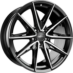 Oxigin 30 Oxheat black full polish Alufelge 9.5x19 Zoll ET40 LK 5x112 ML66.6