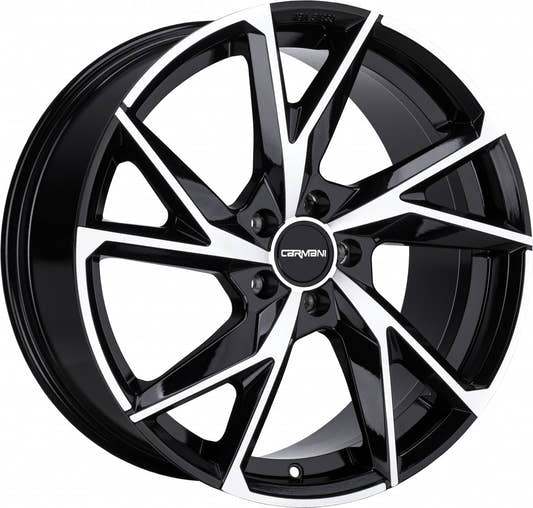 Carmani 23 Rudi black polish 9x21 ET38 - LK5/108 ML72.6