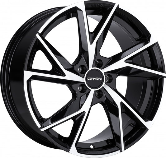 Carmani 23 Rudi black polish 9x21 ET38 - LK5/108 ML72.6