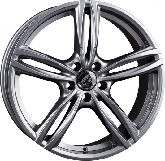 Damina Performance DM03 anthrazit 8x18 ET35 - LK5/120 ML72.6
