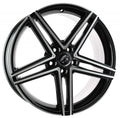 Damina Performance DM04 black polished Alufelge 9.5x19 Zoll ET45 LK 5x112 ML66.6