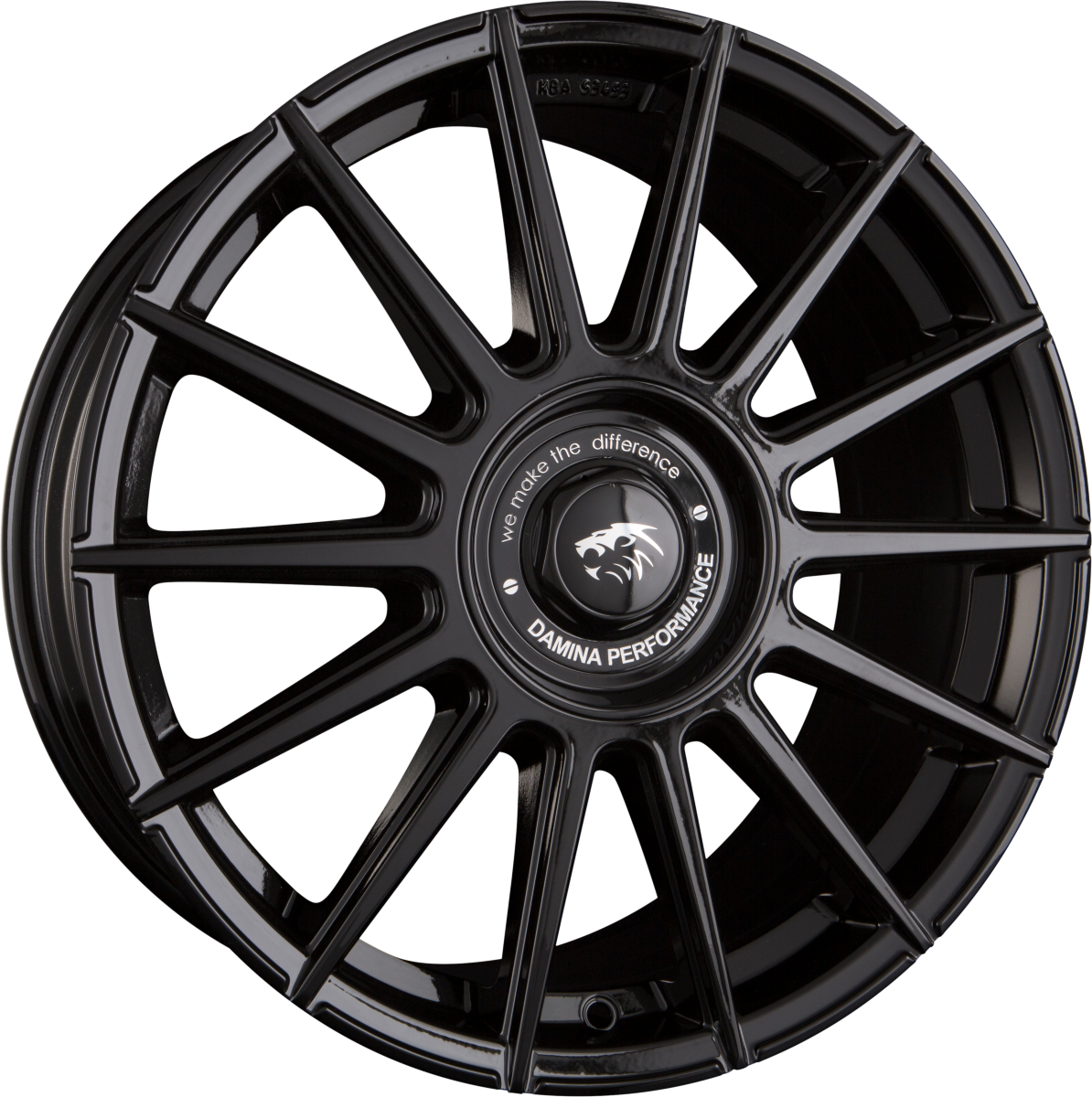 Damina Performance DM09 Black Painted Alufelge 8x18 Zoll ET45 LK 5x112 ML72.6 – Bild 2