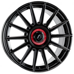 Damina Performance DM09 black - Inlay red Alufelge 8.5x19 Zoll ET35 LK 5x112 ML72.6