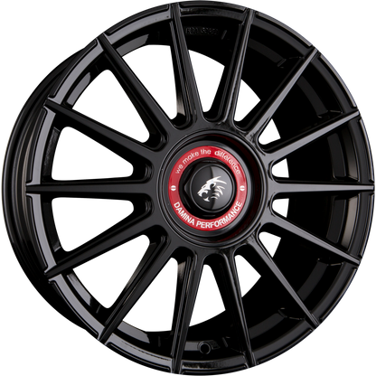 Damina Performance DM09 Black Painted Red Ring Alufelge 8.5x19 Zoll ET45 LK 5x112 ML72.6 – Bild 4