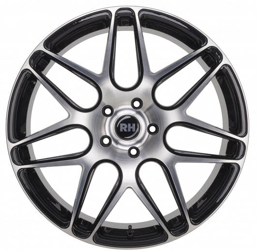 RH Alurad RB11 schwarz voll poliert 11x21 ET66 - LK5/130 ML71.6