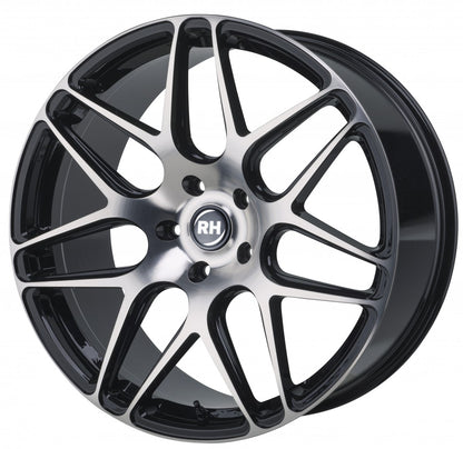 RH Alurad RB11 schwarz voll poliert 10.5x20 ET50 - LK5/130 ML71.6