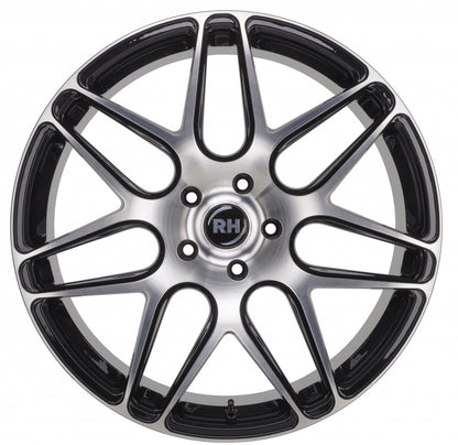 RH Alurad RB11 schwarz voll poliert 11x20 ET66 - LK5/130 ML71.6