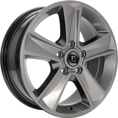 Arcasting Mammut argento silber 7x17 ET45 - LK5/112 ML66.6
