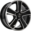 Arcasting Mammut nero machined Alufelge 7x17 Zoll ET55 LK 5x120 ML65.1