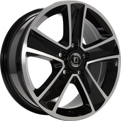 Arcasting Mammut nero machined Alufelge 7x17 Zoll ET55 LK 5x120 ML65.1