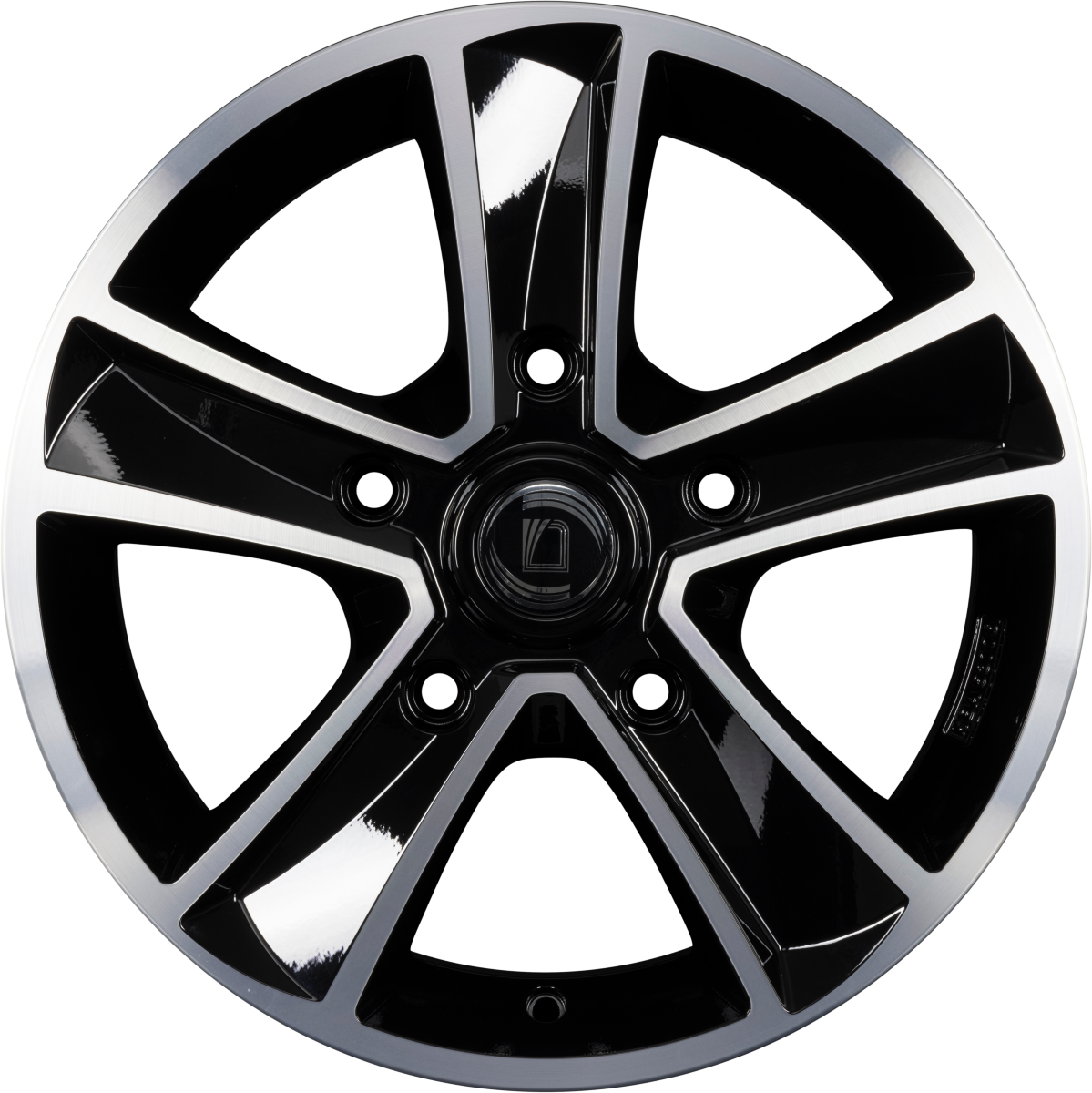 Arcasting Mammut nero machined Alufelge 7x17 Zoll ET45 LK 5x114.3 ML66.1 – Bild 3