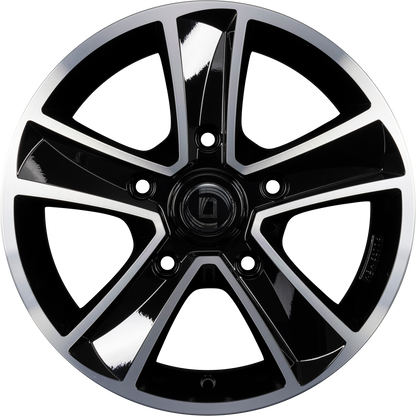 Arcasting Mammut nero machined Alufelge 7x17 Zoll ET45 LK 5x114.3 ML66.1 – Bild 3