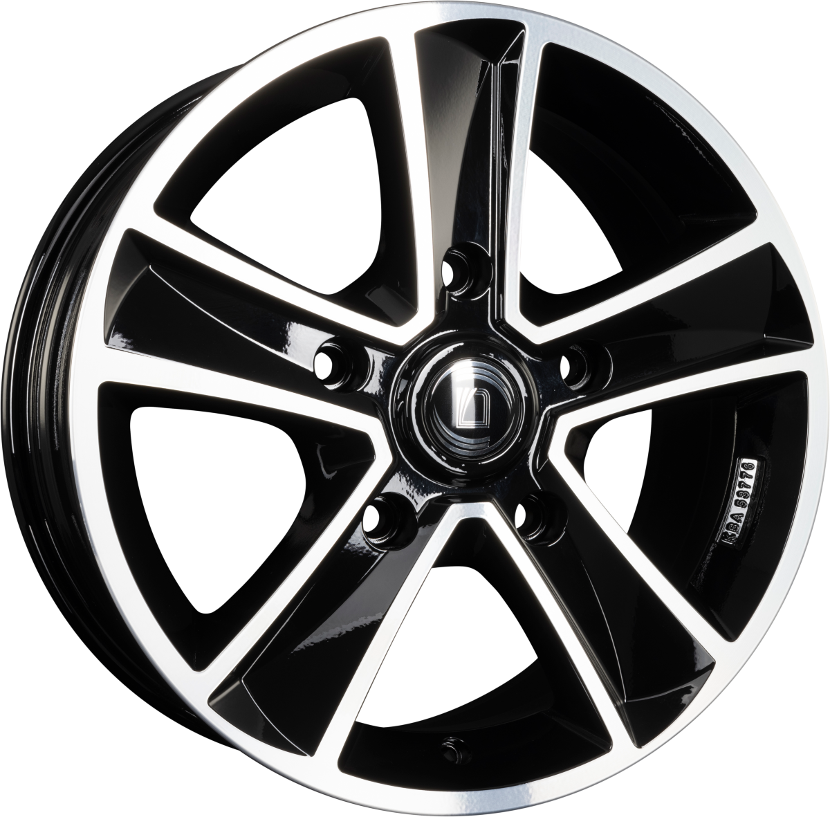 Arcasting Mammut nero machined Alufelge 7x17 Zoll ET45 LK 5x114.3 ML66.1 – Bild 4