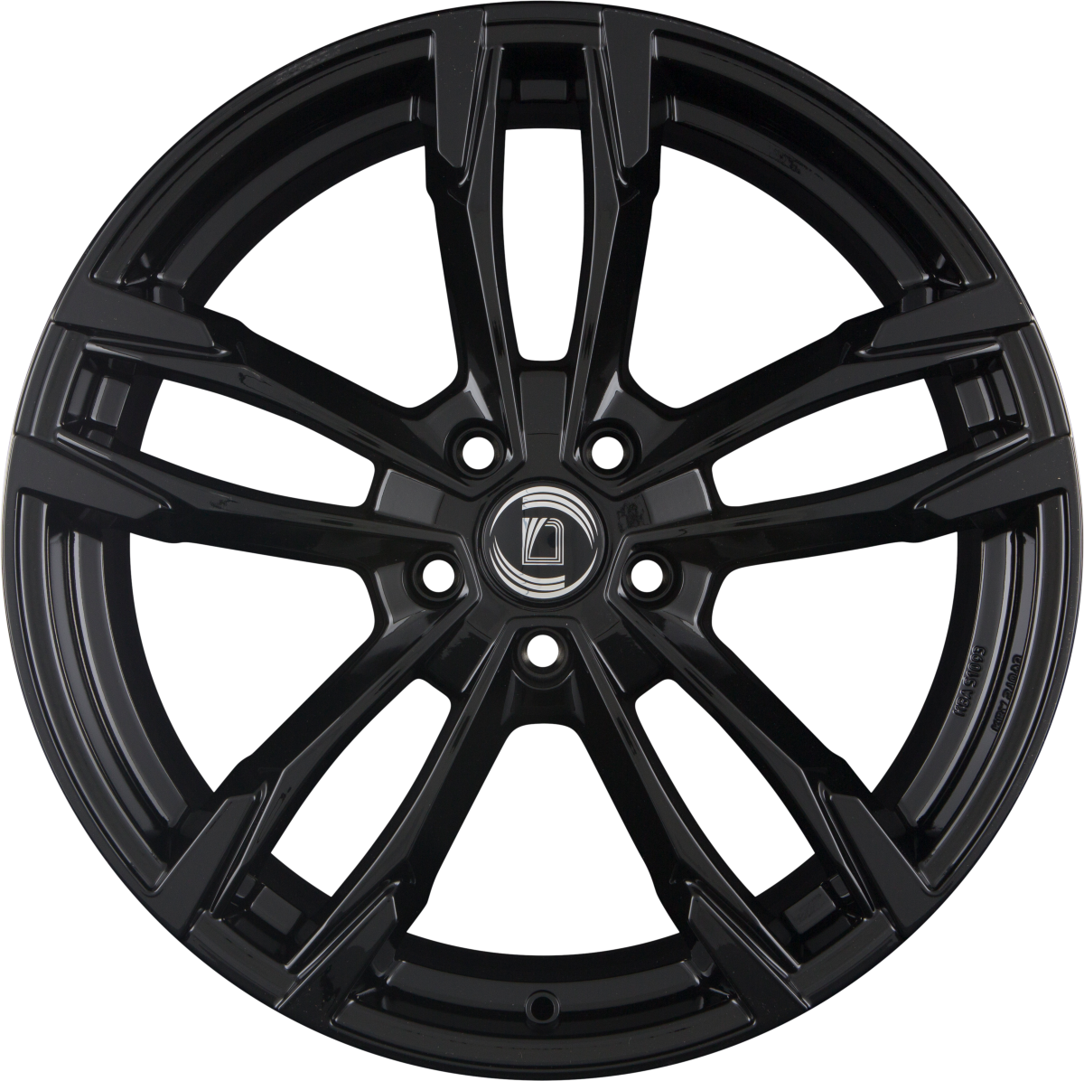 Diewe Wheels Avio NERO S - Schwarz Alufelge 8x18 Zoll ET30 LK 5x112 ML66.6 – Bild 3