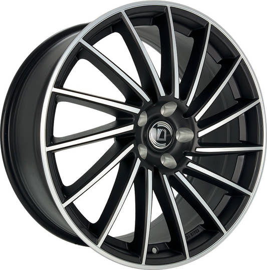 Diewe Briosa neros machined 8.5x19 ET31 - LK5/110 ML65.1