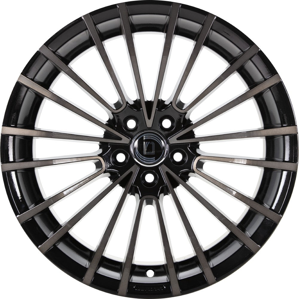 Diewe Presto nero dark machined 10.5x22 ET25 - LK5/130 ML84.1