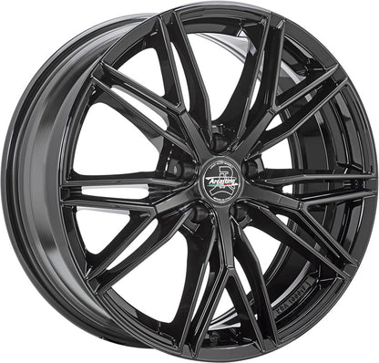 Diewe Wheels Predator NERO S - Schwarz Glanz Alufelge 8x19 Zoll ET30 LK 5x120 ML72.6