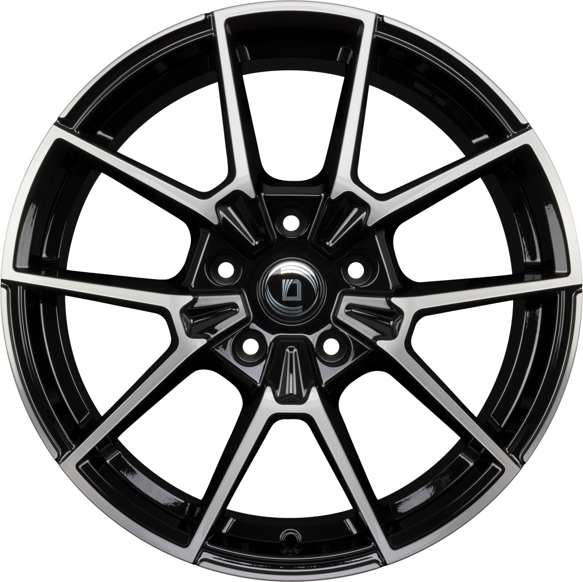 Diewe Neve black diamond Alufelge 7x17 Zoll ET35 LK 4x100 ML73.1 – Bild 5