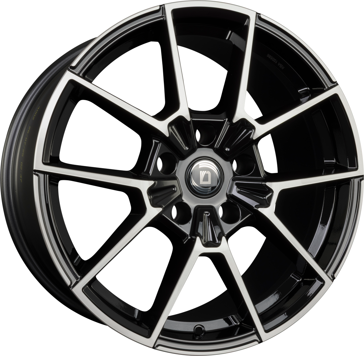 Diewe Neve black diamond Alufelge 7x17 Zoll ET35 LK 4x100 ML73.1 – Bild 6