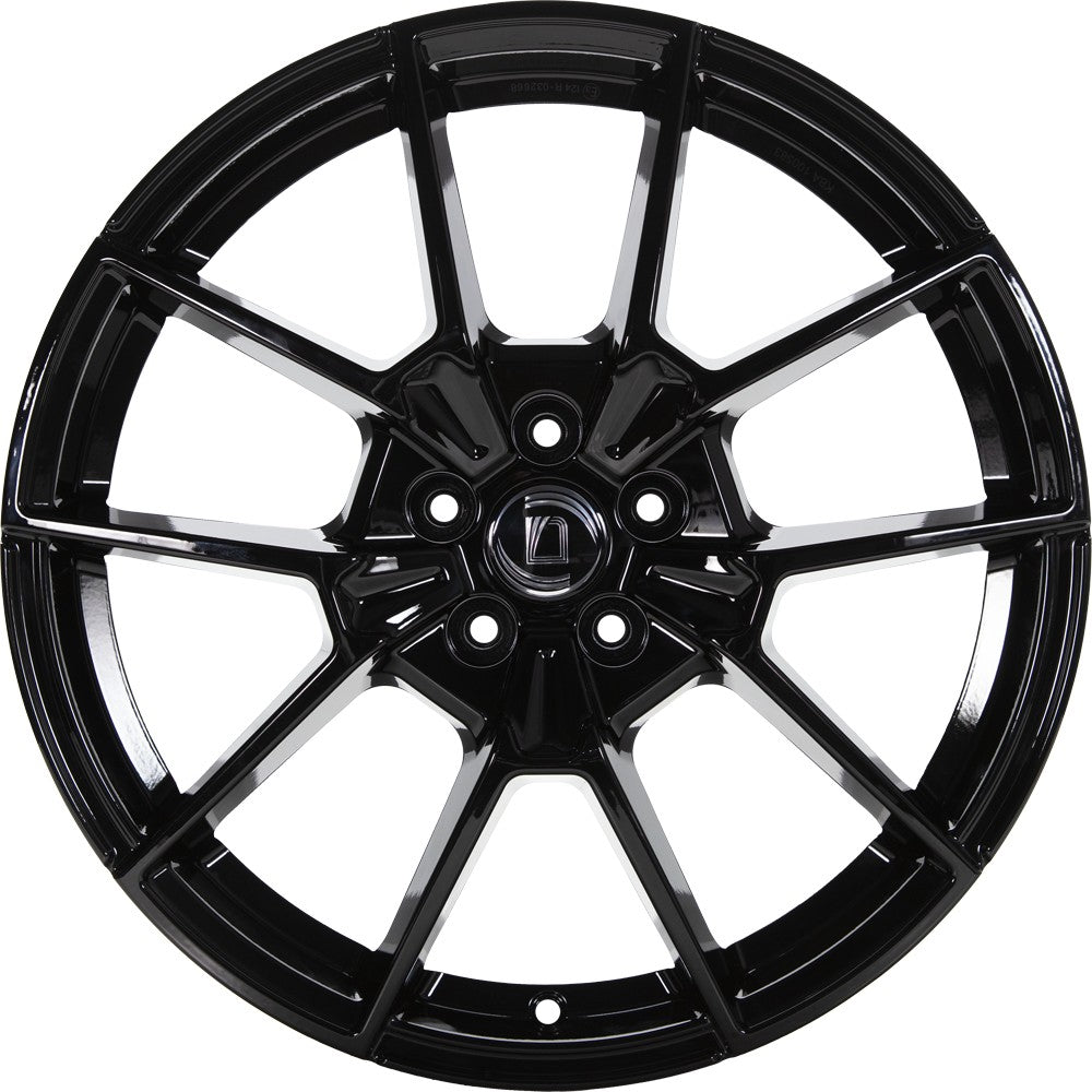 Diewe Neve black glossy 8x20 ET48.5 - LK5/108 ML63.4