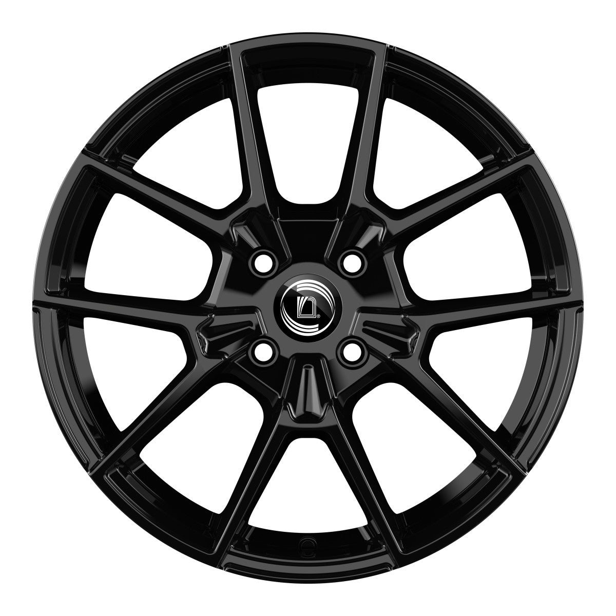 Diewe Neve black glossy 8x20 ET48.5 - LK5/108 ML63.4