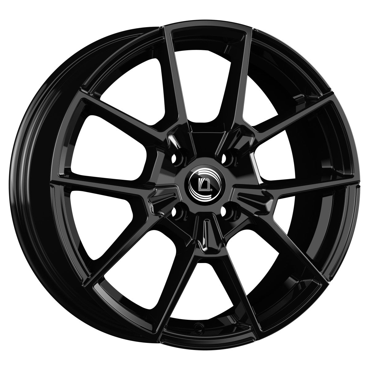 Diewe Neve black glossy 8x20 ET50.5 - LK5/108 ML63.4