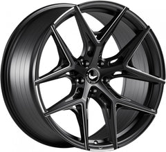 Barracuda Razzer mattblack PureSports gefräst Alufelge 9.5x22 Zoll ET40 LK 5x114.3 ML73.1