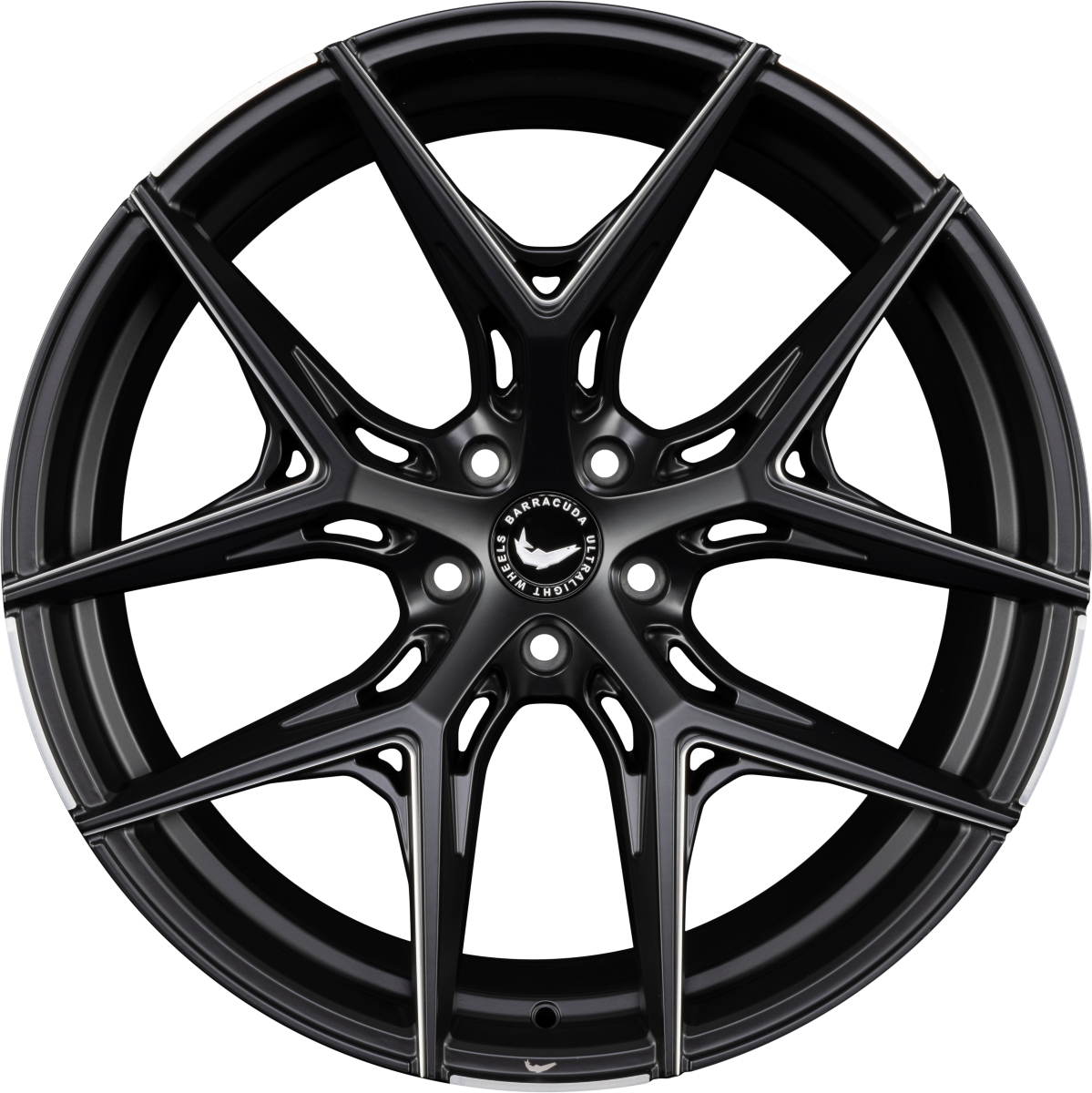 Barracuda Razzer mattblack PureSports gefräst Alufelge 8.5x19 Zoll ET33 LK 5x112 ML73.1 – Bild 6
