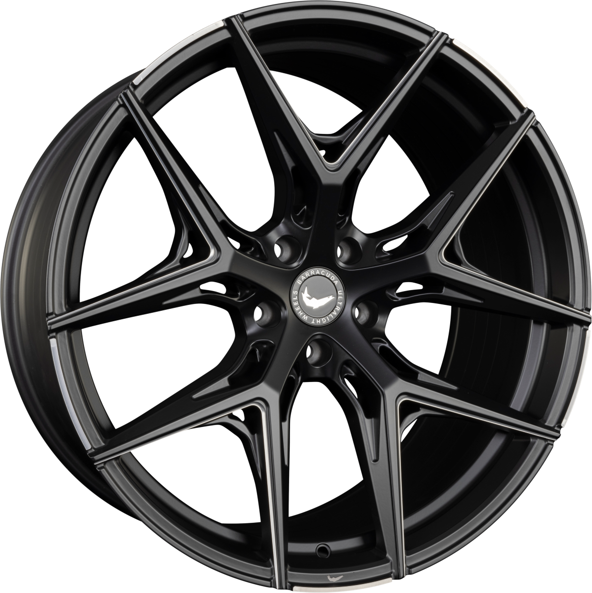 Barracuda Razzer mattblack PureSports gefräst Alufelge 8.5x19 Zoll ET33 LK 5x112 ML73.1 – Bild 7