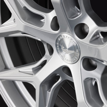 Barracuda Razzer hyper silver Alufelge 9.5x21 Zoll ET37 LK 5x108 ML73.1 – Bild 6