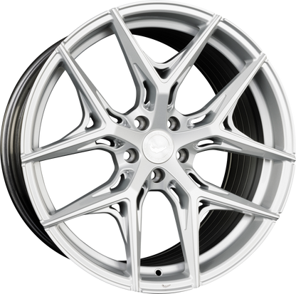 Barracuda Razzer hyper silver Alufelge 8.5x20 Zoll ET27 LK 5x112 ML73.1 – Bild 5