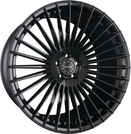 Corspeed Atmos higloss-black Alufelge 9.5x21 Zoll ET25 LK 5x112 ML73.1 – Bild 5