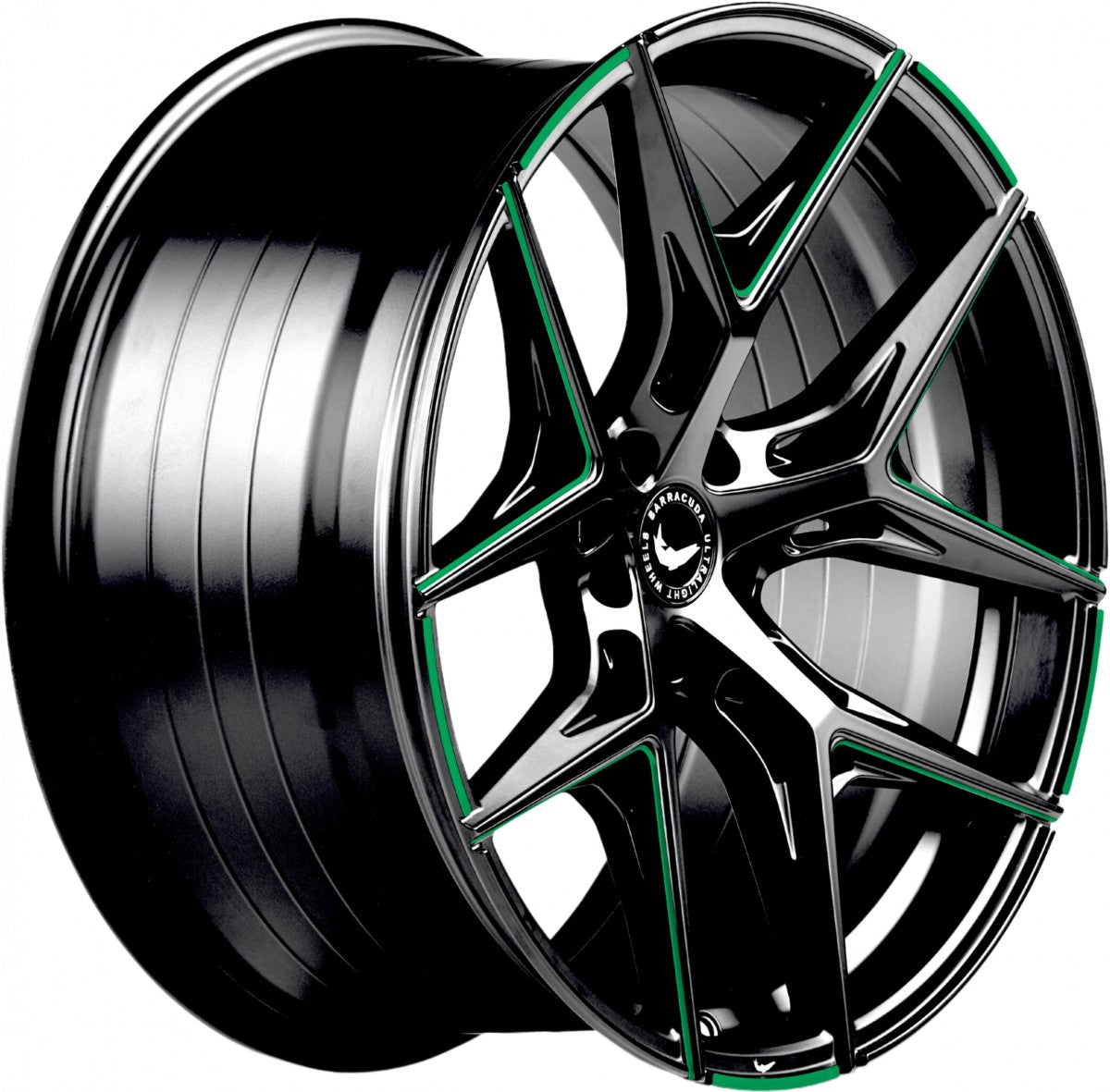 Barracuda Razzer flash green PureSports gefräst 8.5x19 ET38 - LK5/112 ML73.1