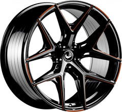 Barracuda Razzer flash copper PureSports gefräst Alufelge 9.5x22 Zoll ET38 LK 5x120 ML74.1