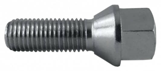 Jania Radschraube Kegelbund 60° M12x1,5x24 SW17 silber 20 Stk.