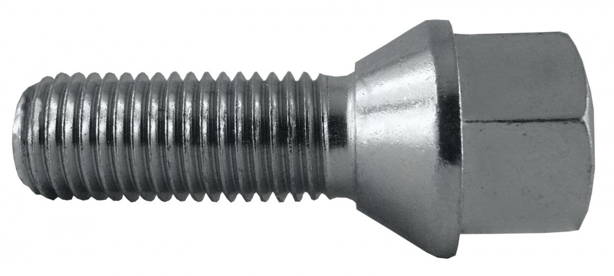 Jania Radschraube Kegelbund 60° M12x1,5x30 SW17 silber 20 Stk.