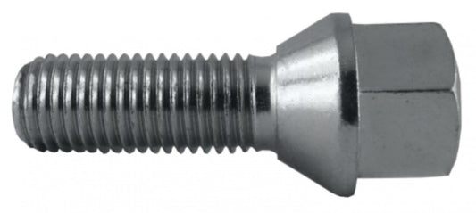 Jania Radschraube Kegelbund 60° M12x1,5x40 SW17 silber 20 Stk.