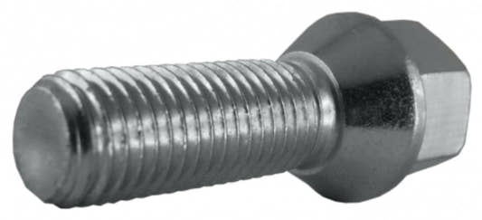 Jania Radschraube Kegelbund 60° M12x1,5x50 SW17 silber 20 Stk.