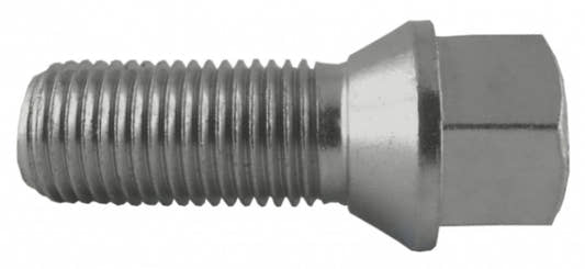 Jania Radschraube Kegelbund 60° M14x1,25x40 SW17 silber 20 Stk.