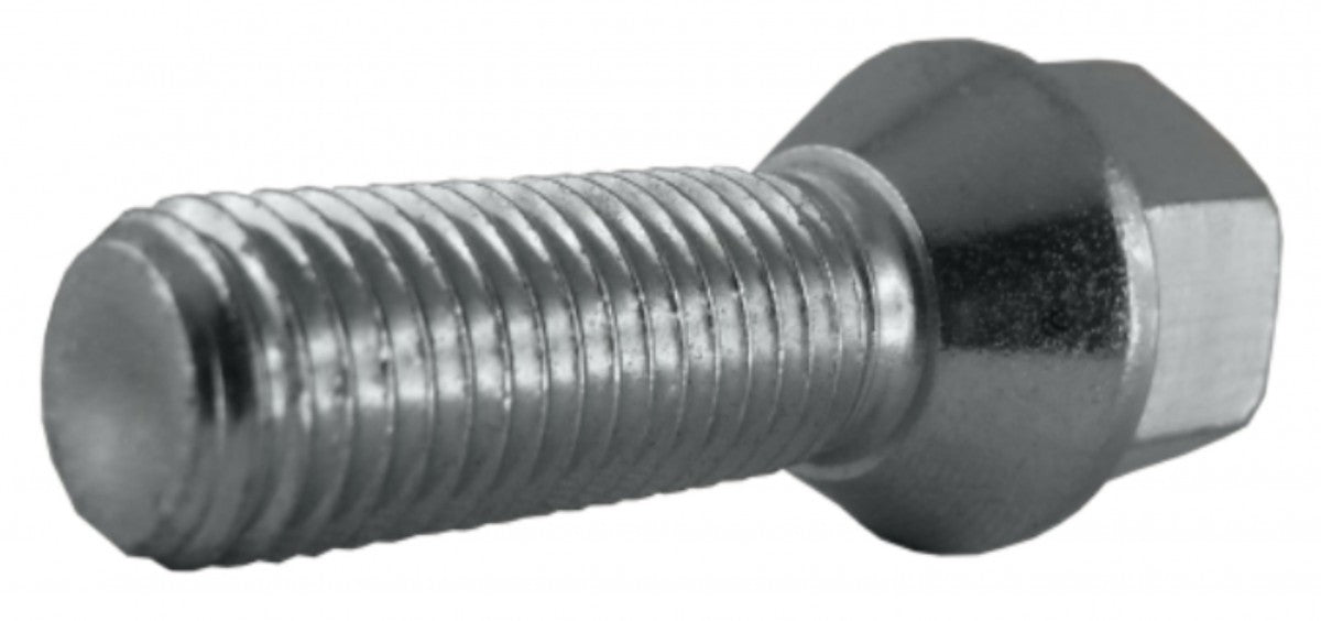 Jania Radschraube Kegelbund 60° M12x1,25x50 SW17 silber 20 Stk.