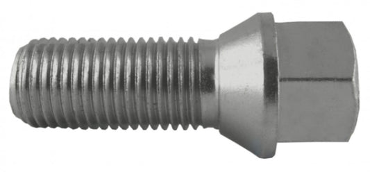 Jania Radschraube Kegelbund 60° M14x1,5x60 SW17 silber 20 Stk.
