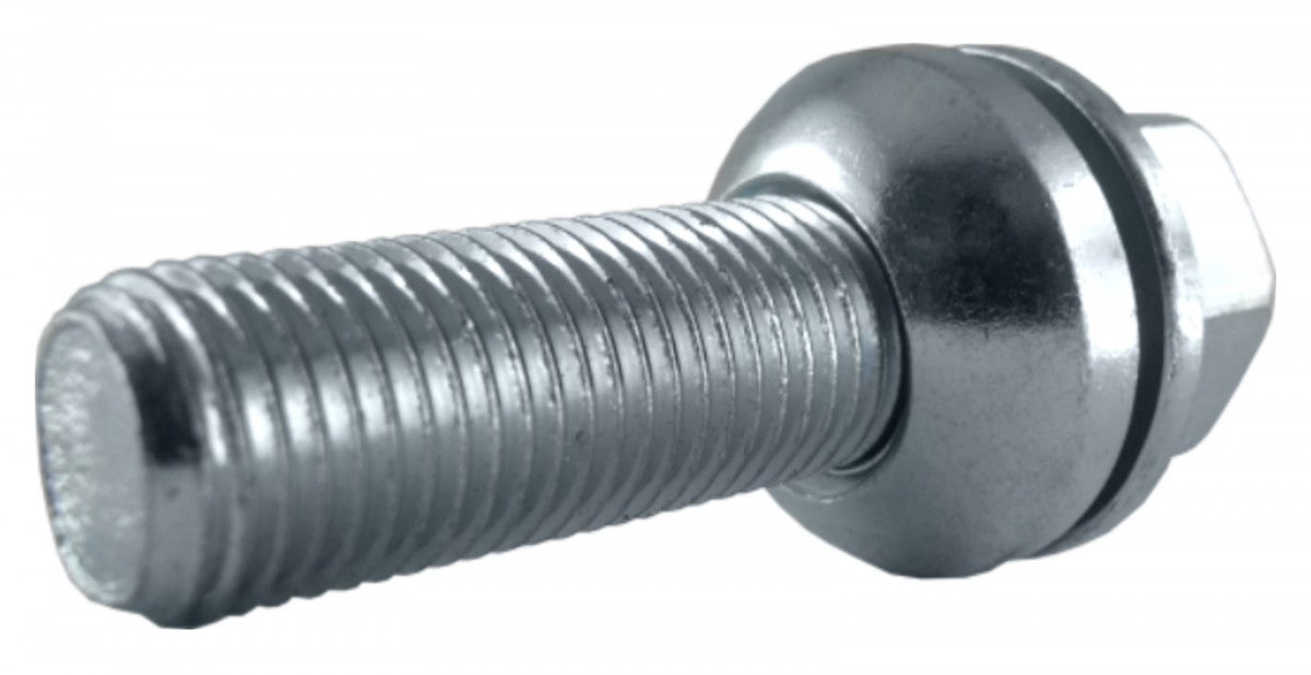 Jania Radschraube Kugelbund R14 M14x1,5x34 SW19 silber 20 Stk.