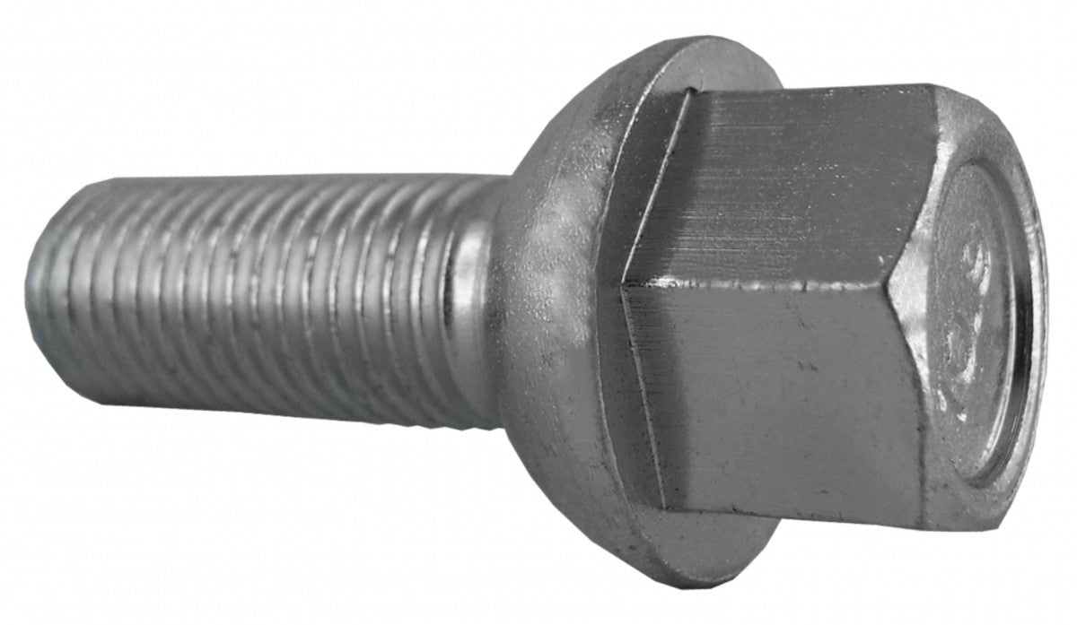 Jania Radschraube Kugelbund R12 M12x1,5x28 SW17 silber 20 Stk.