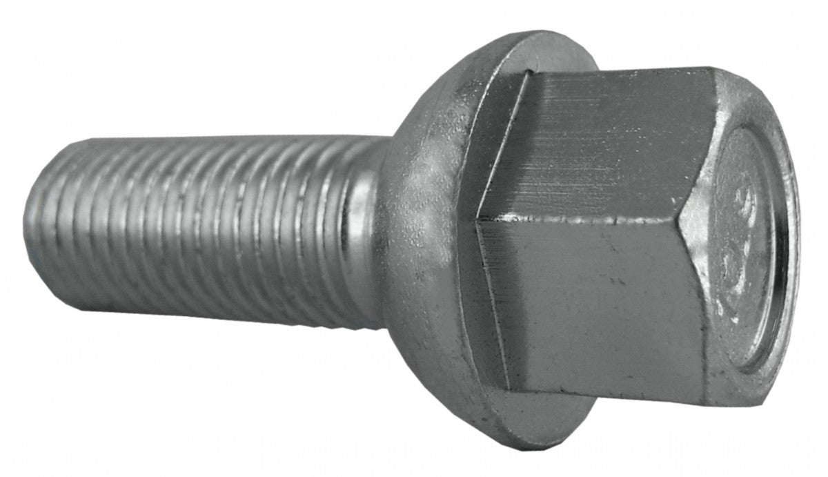 Jania Radschraube Kugelbund R12 M12x1,5x35 SW17 silber 20 Stk.