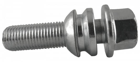 Jania Radschraube Kugelbund R14 M14x1,5x37 SW19 silber 20 Stk.